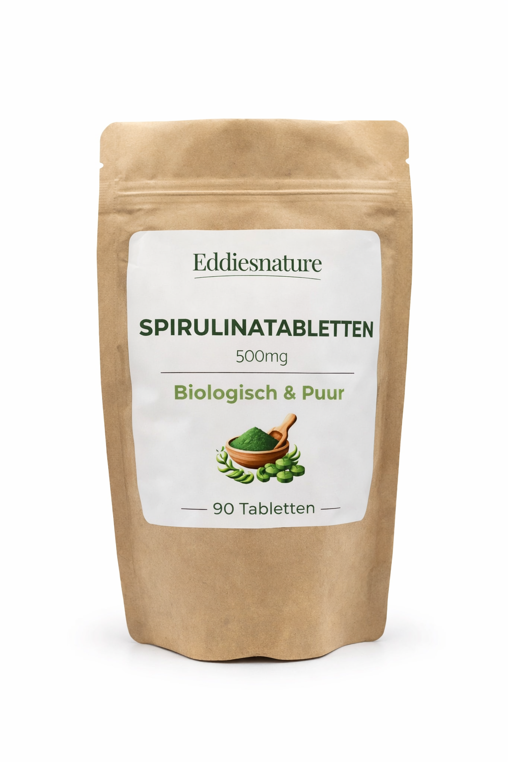 Premium Spirulina Tabletten Biologisch 500mg