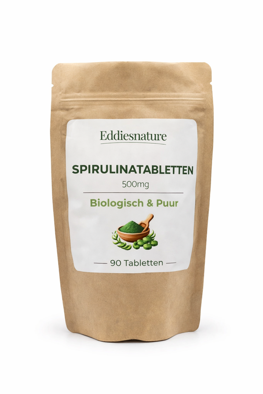 Premium Spirulina Tabletten Biologisch 500mg - 90 capsules